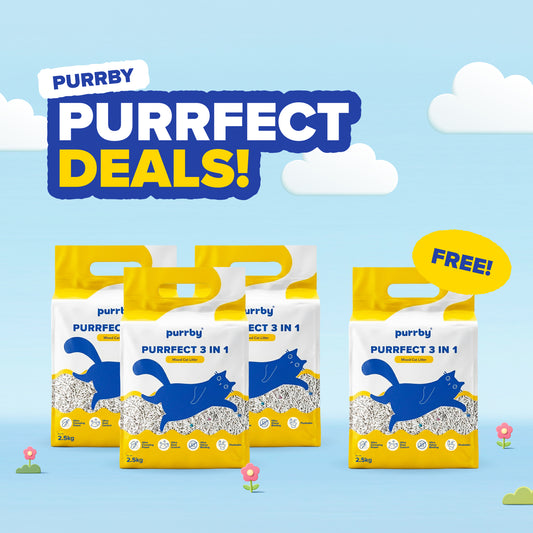 Purrfect Deals Purrby® Cat Litter and Wipes