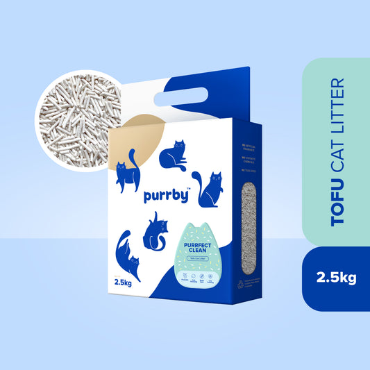 Purrby® Purrfect Clean Tofu Cat Litter [2.5kg/6L]